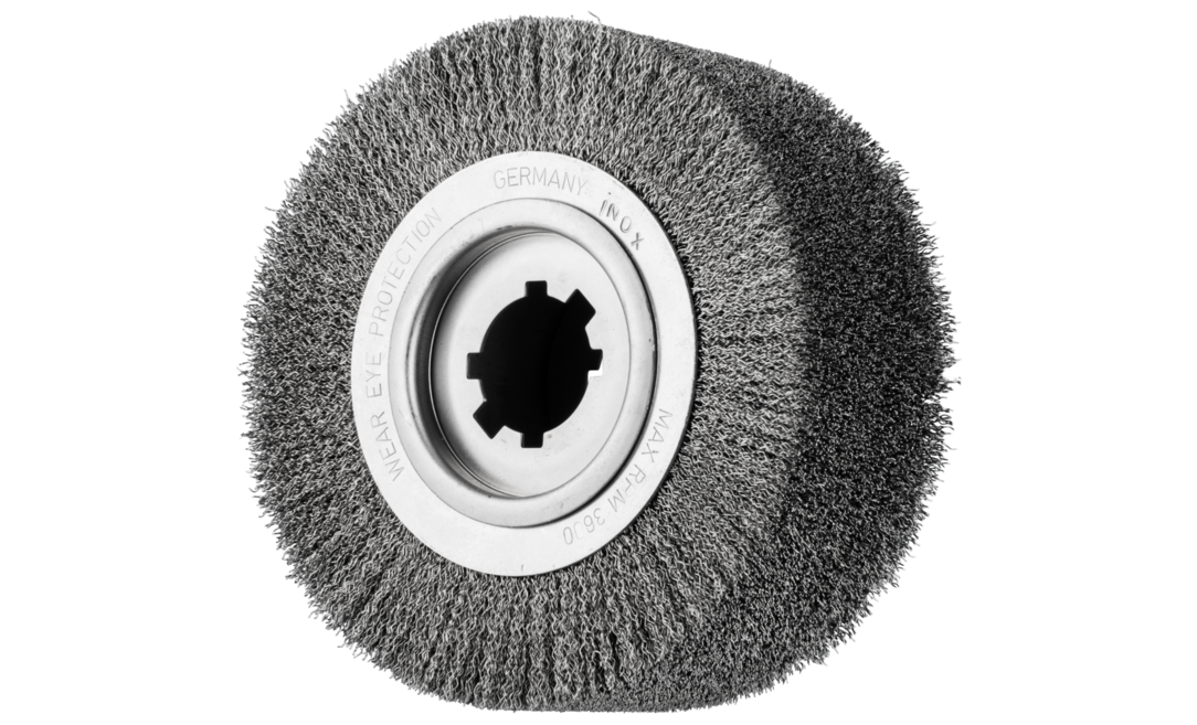 钢丝轮- 独立细丝型- RBU，去毛刺钢丝轮- 不锈钢钢丝刷（INOX） - RBU