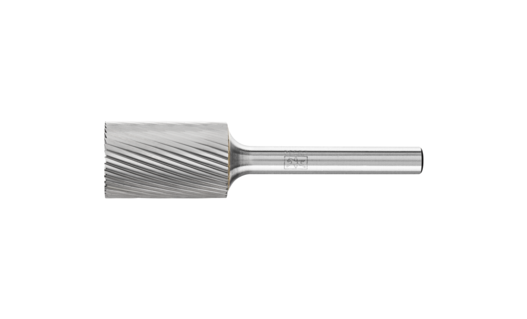 广泛应用的碳化钨旋转锉刀- 适用于粗加工及精加工- 带端刃的圆柱形ZYAS 